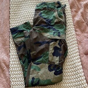 Urban outfitters renewal camo cargo pants